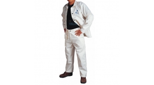 白色阻燃工作褲