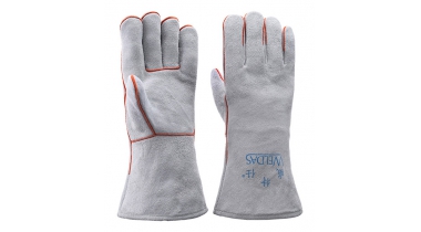 灰色牛二層頸皮斜拇指款